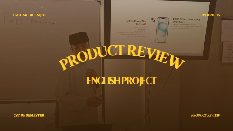English Product Review – Iphone 15